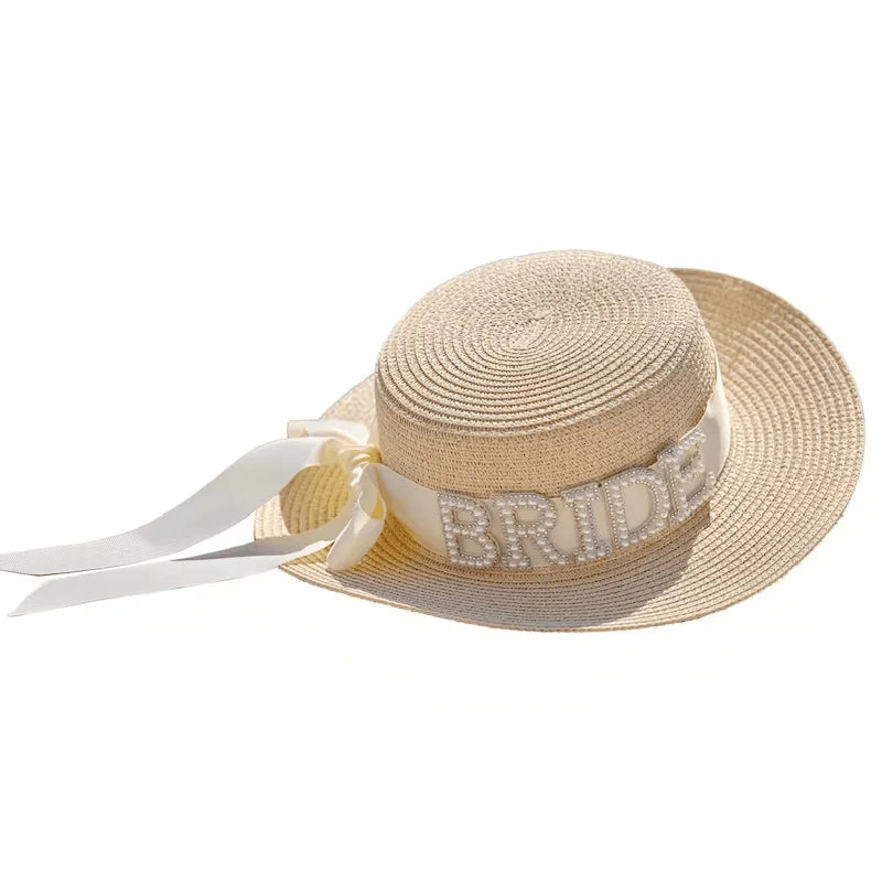 Pearl Bride Honeymoon Sun Hat - hats from Dear Cece - Just £24.99! Shop now at Dear Cece