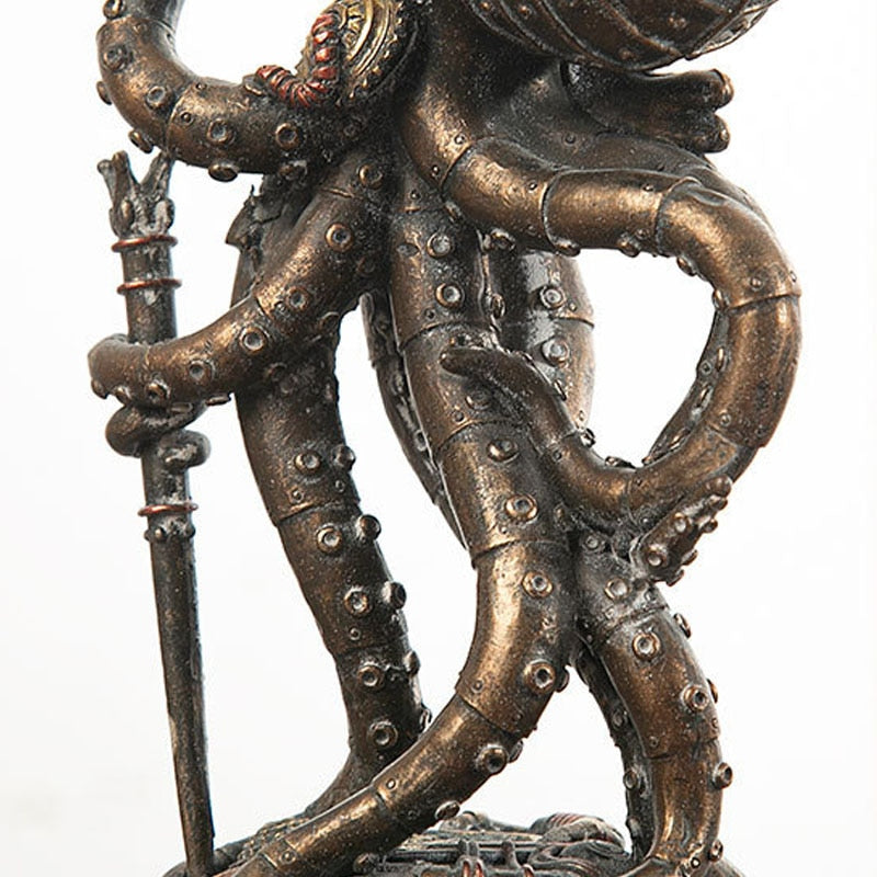 Resin Steampunk Kraken Figurine