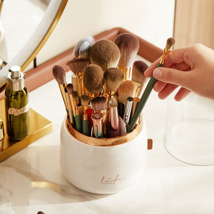 Rotating Makeup Brush Organiser - Storage Solutions from Dear Cece - Just £17.99! Shop now at Dear Cece