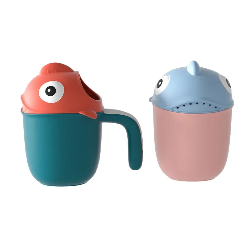 Baby Shark Bath Shower Head Rinse Cup - Eco Friendly Silicone - baby bathing from Dear Cece - Just £11.99! Shop now at Dear Cece