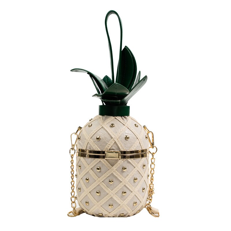 Pineapple Design Cross Body Shoulder Bag