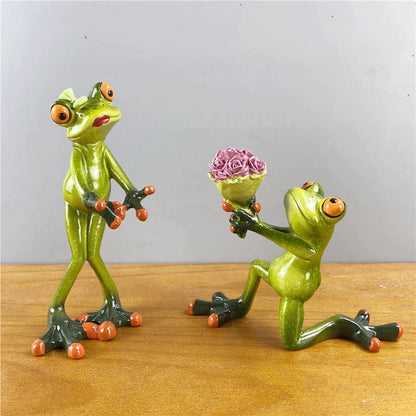 Resin French Frog Collectible Figurines - Home Decor from Dear Cece - Just £32.99! Shop now at Dear Cece