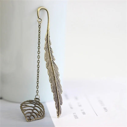 Leaf pendant bookmark