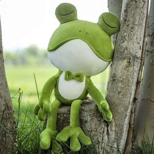 Fancy Frog Bowtie Plush Soft Toy - Soft Toys from Dear Cece - Just £17.99! Shop now at Dear Cece