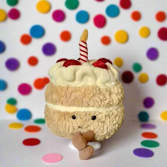 Happy Birthday Cake Plush Toy