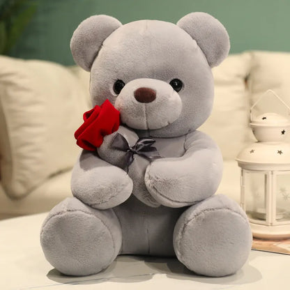 Teddy Bear with Roses Plush Toy - Toys from Dear Cece - Just £14.99! Shop now at Dear Cece