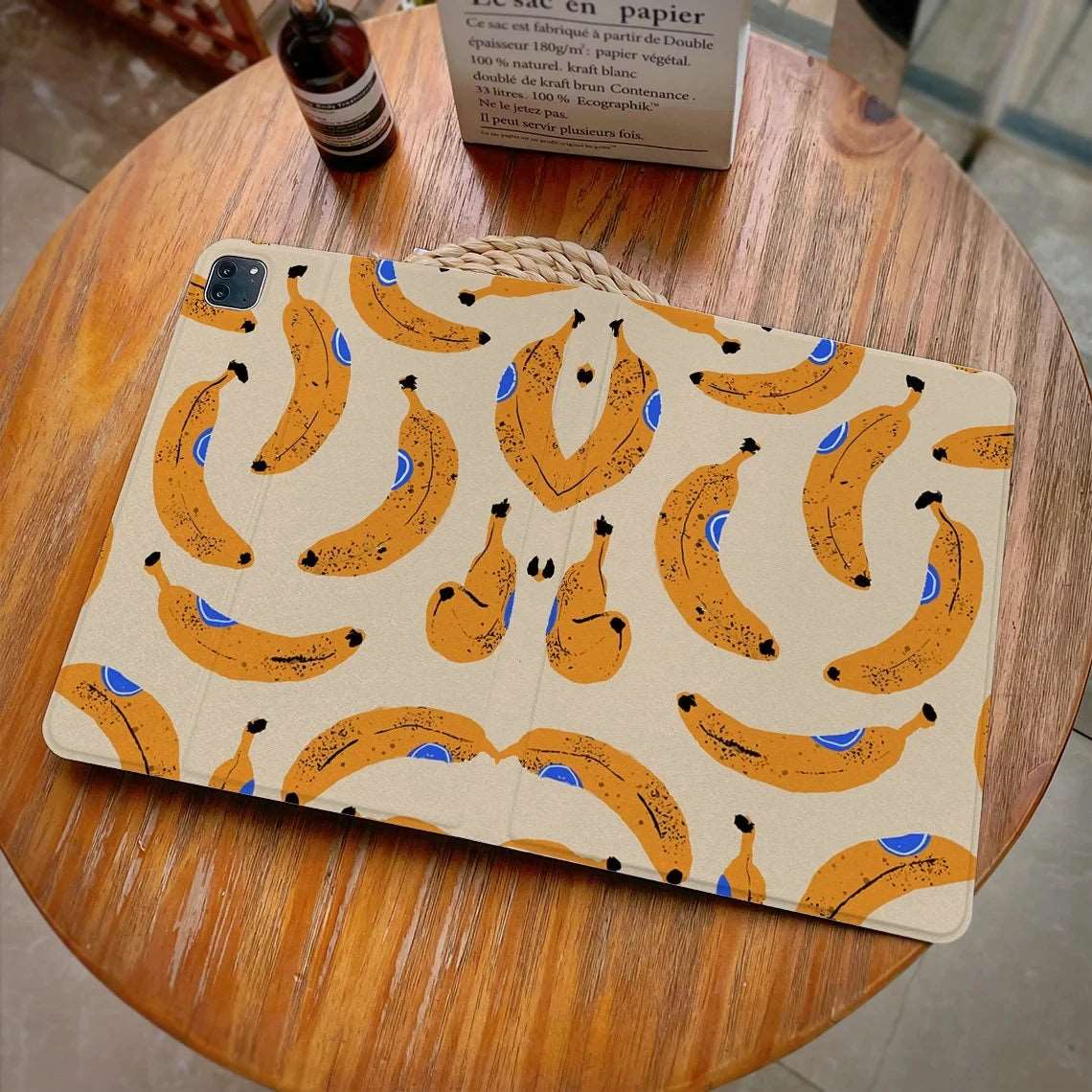 Banana Art illustration iPad Case with Stylus Pen - iPad Case from Dear Cece - Just £29.99! Shop now at Dear Cece