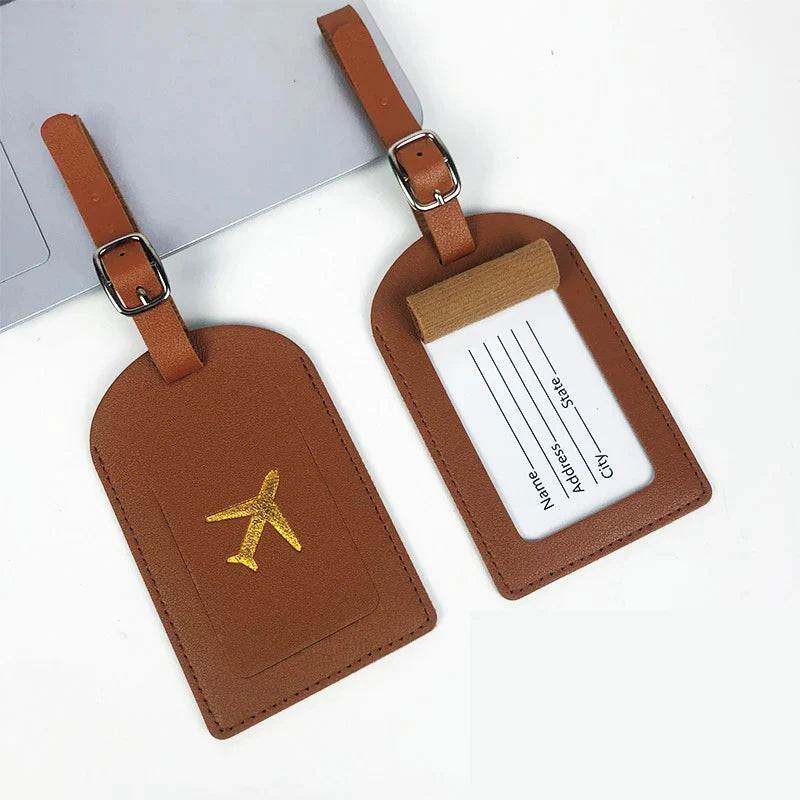 PU Vegan Leather Luggage Tag - luggage tags from Dear Cece - Just £7.99! Shop now at Dear Cece