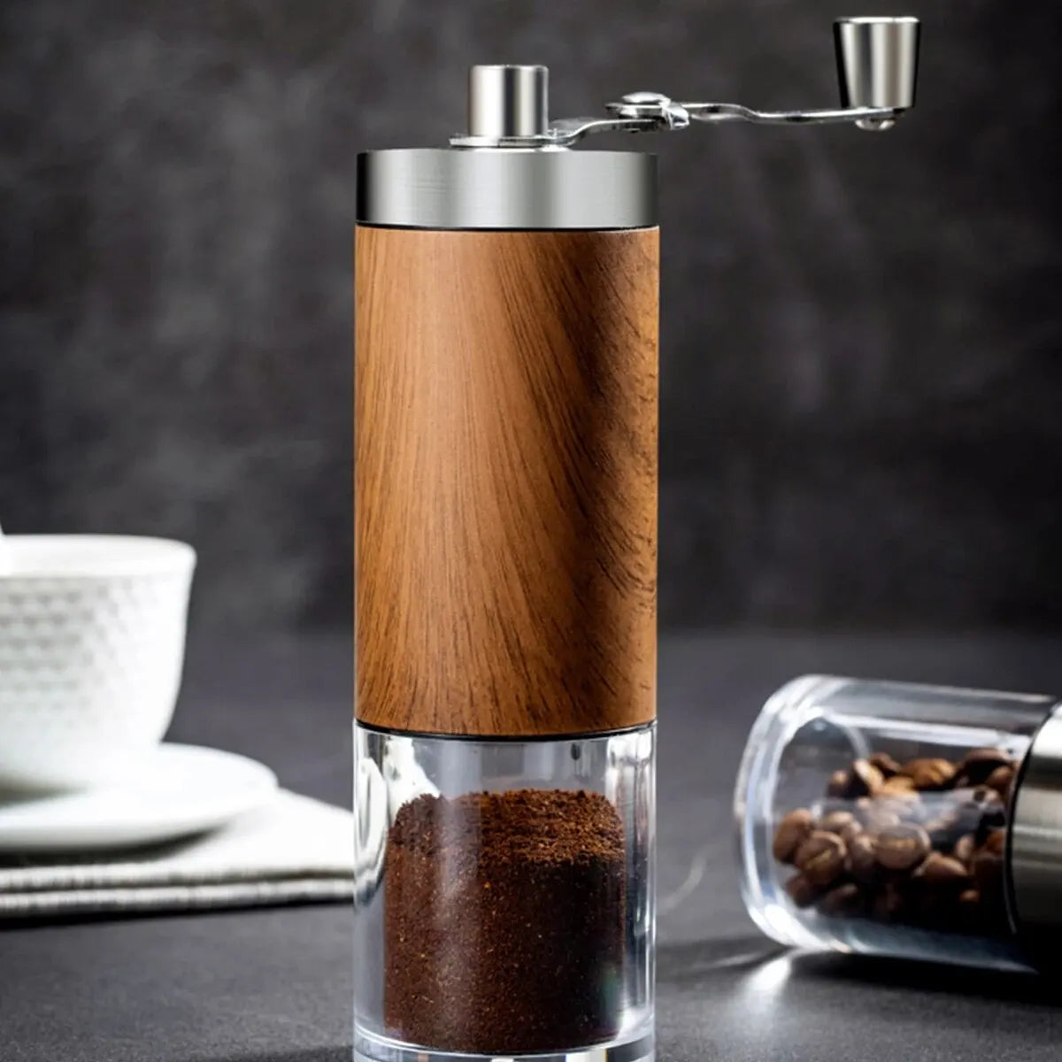 Portable Handheld Stainless Steel Coffee Grinder