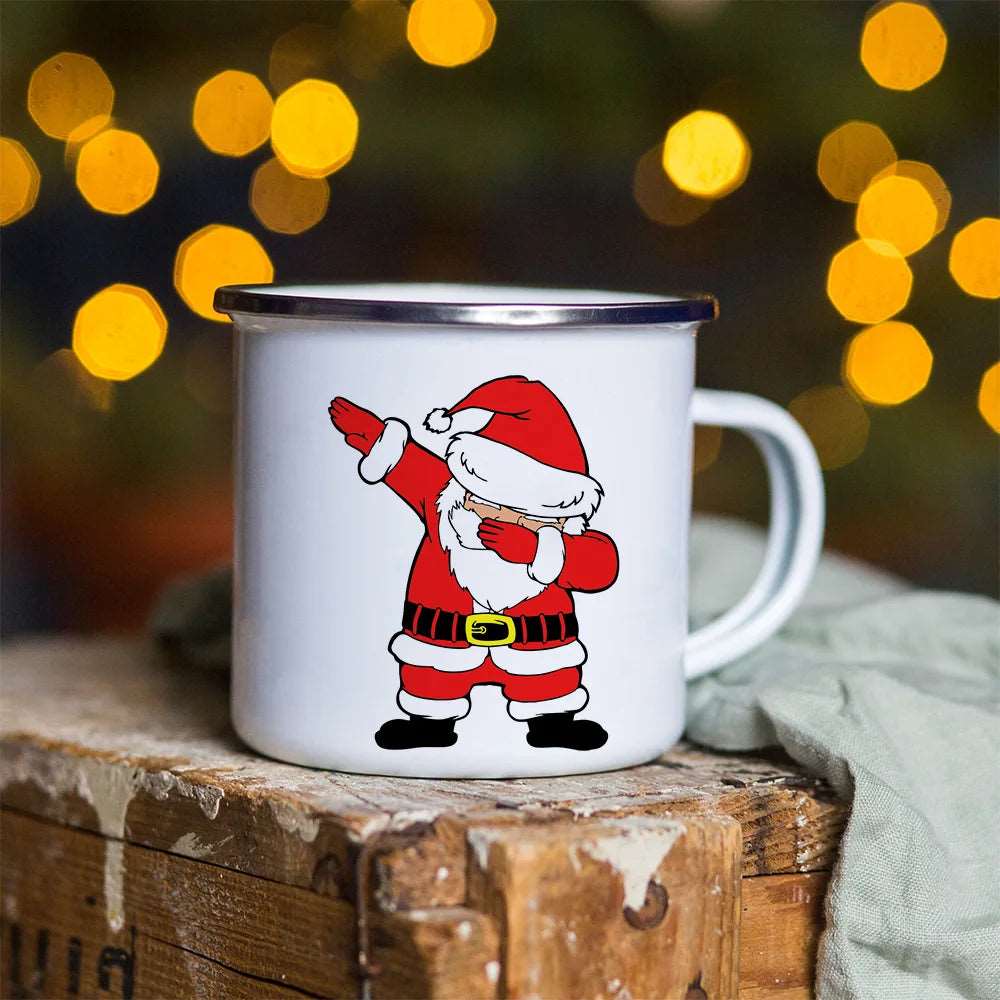 Santa dab christmas mug