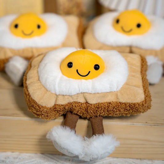 Egg on Toast Cute Plush Toy
