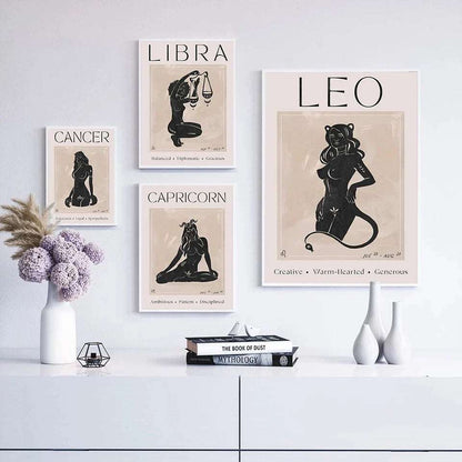 Celestial Star Sign Zodiac Wall Art Print - Wall Art from Dear Cece - Just £15.99! Shop now at Dear Cece