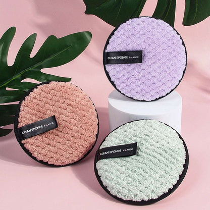 3PCS Reusable Microfiber Makeup Remover Pads - Makeup Removers from Dear Cece - Just £8.99! Shop now at Dear Cece