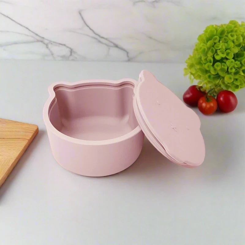 Eco Friendly Silicone Baby Food Storage Box - Teddy Bear - Baby Storage from Dear Cece - Just £14.99! Shop now at Dear Cece