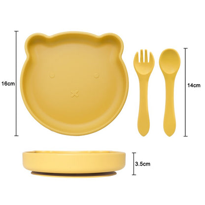 Baby Bear Silicone Plate Set - Bowls from Dear Cece - Just £12.99! Shop now at Dear Cece