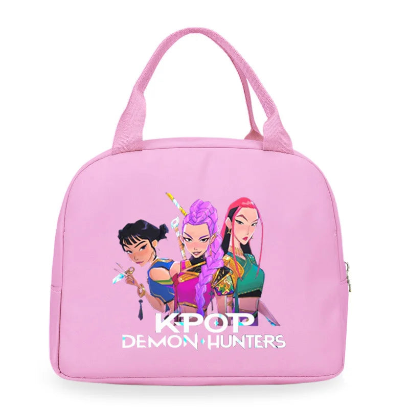 Kpop Demon Hunters Cartoon Lunch Bag