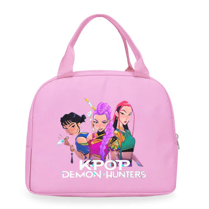 Kpop Demon Hunters Cartoon Lunch Bag