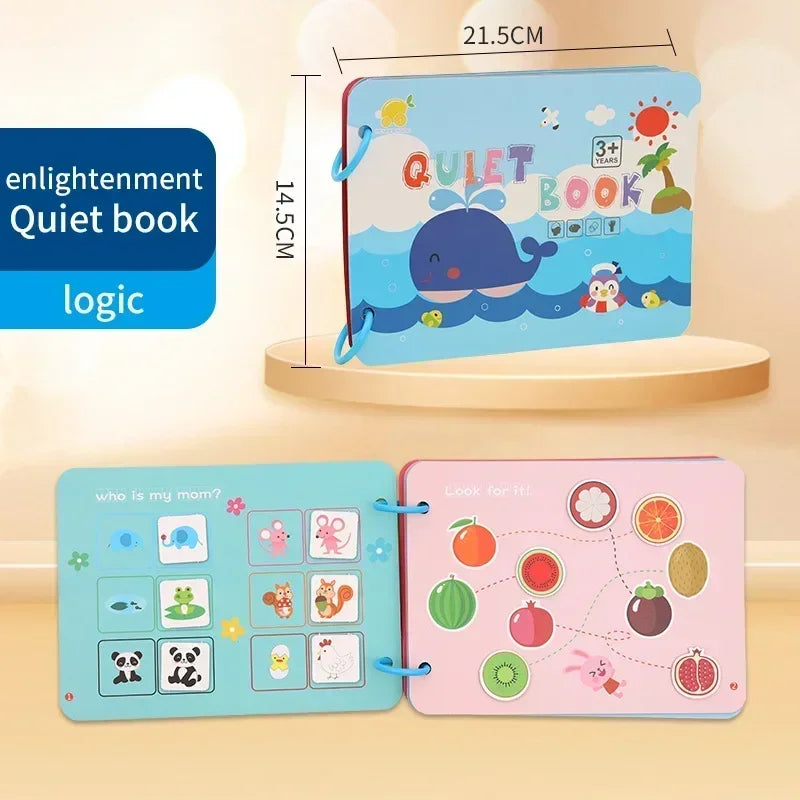 Travel Quiet Book for Toddlers - Learning Educational Book - books from Dear Cece - Just £8.99! Shop now at Dear Cece
