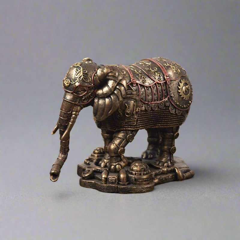 steampunk elephant figurine