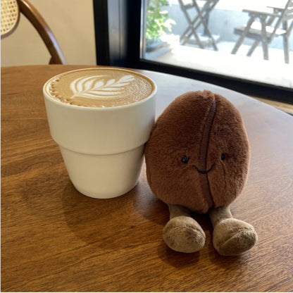 Cute Coffee Bean Plush Toy