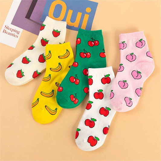 Happy Fruit Womens Socks