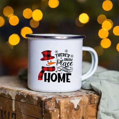 Snow place like home christmas mug