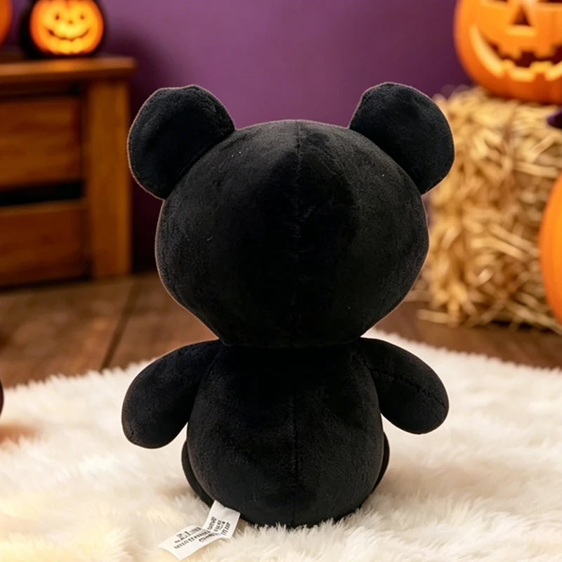 Skeleton Bear Plush Toy | Gothic Skull Teddy Halloween Collectible