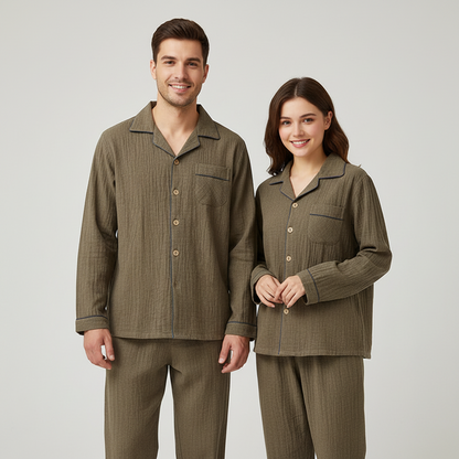 Cotton Couple’s Pyjama Set