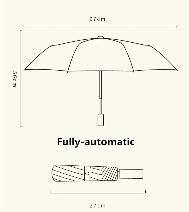Hello Cat Print Folding Travel Umbrella - Umbrella from Dear Cece - Just £18.99! Shop now at Dear Cece