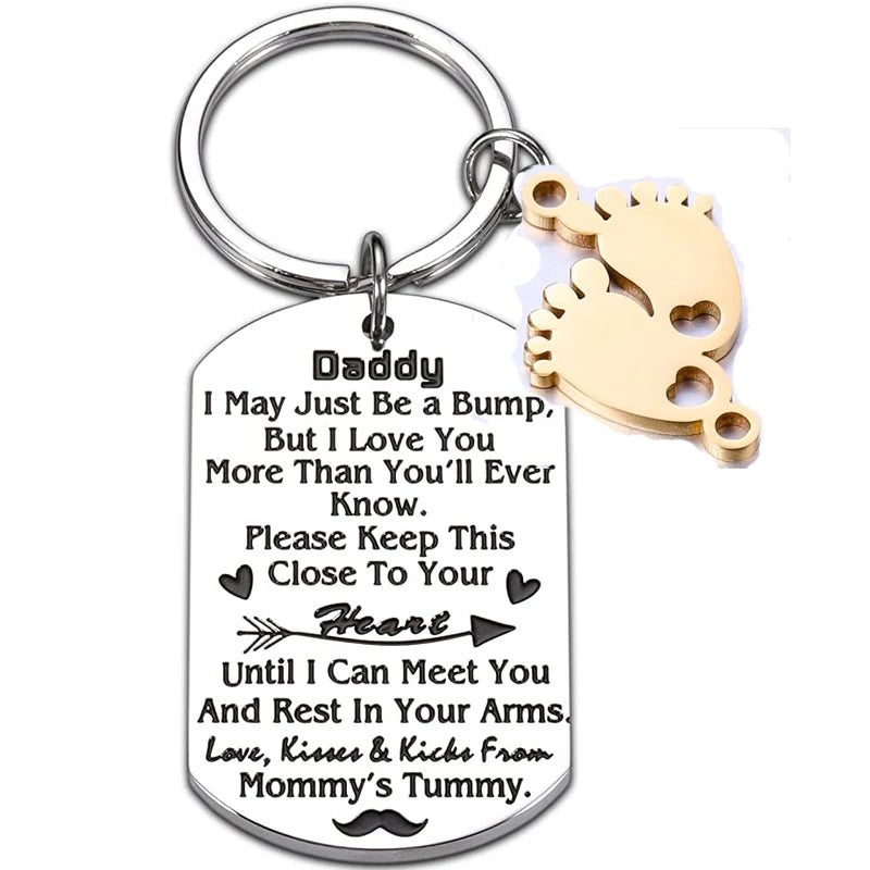 Daddy to be Gift for New Dad Keychain - Keychains from Dear Cece - Just £8.99! Shop now at Dear Cece