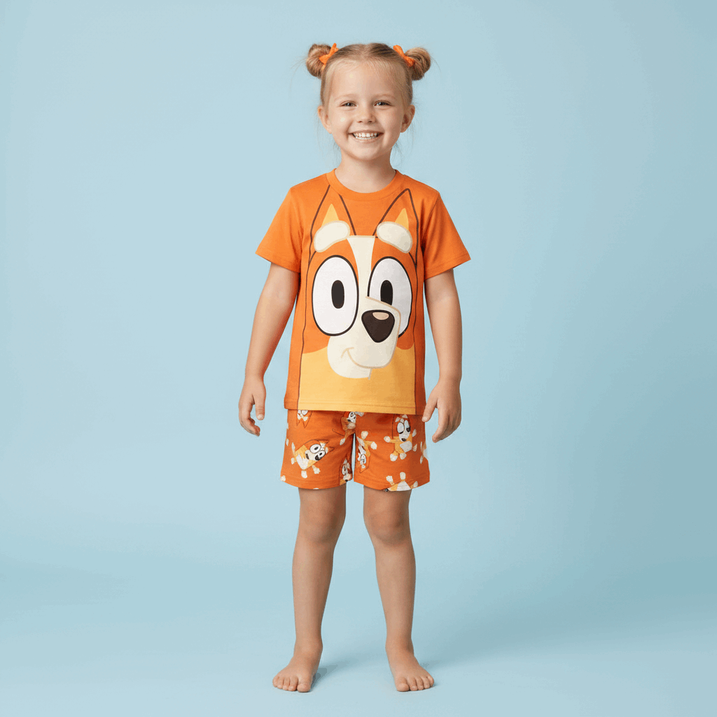 Bluey Kids T-shirt & Shorts Set