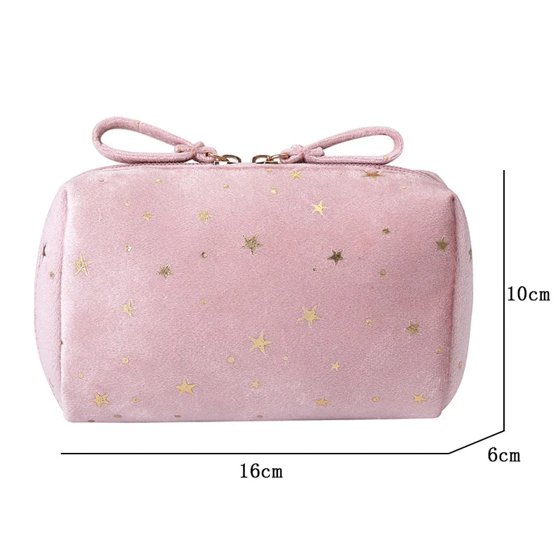 Velvet Star Makeup Cosmetic Bag - cosmetic bags from Dear Cece - Just £8.99! Shop now at Dear Cece