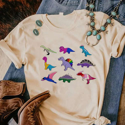 Dinosaur Graphic Print T Shirt - Various Styles - T Shirts from Dear Cece - Just £14.99! Shop now at Dear Cece