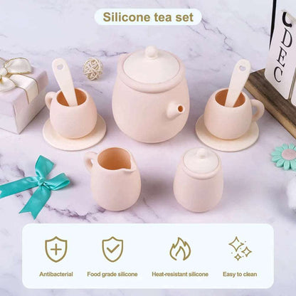 Eco Friendly Silicone Afternoon Tea Play Set - Toys from Dear Cece - Just £17.99! Shop now at Dear Cece