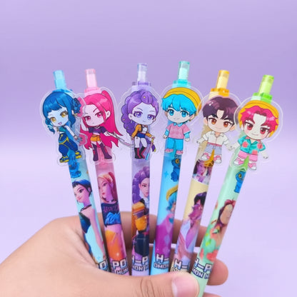 6 piece kpop ballpoint pens