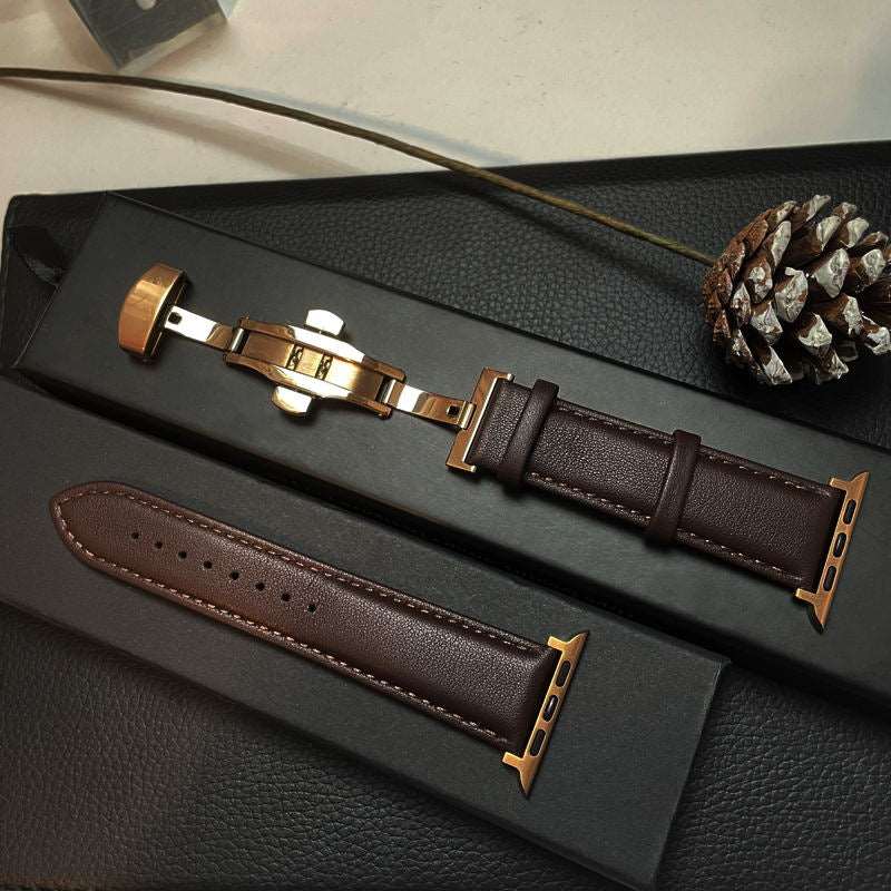 Genuine Leather Strap For Apple Watch - Watch Bands from Dear Cece - Just £14.99! Shop now at Dear Cece
