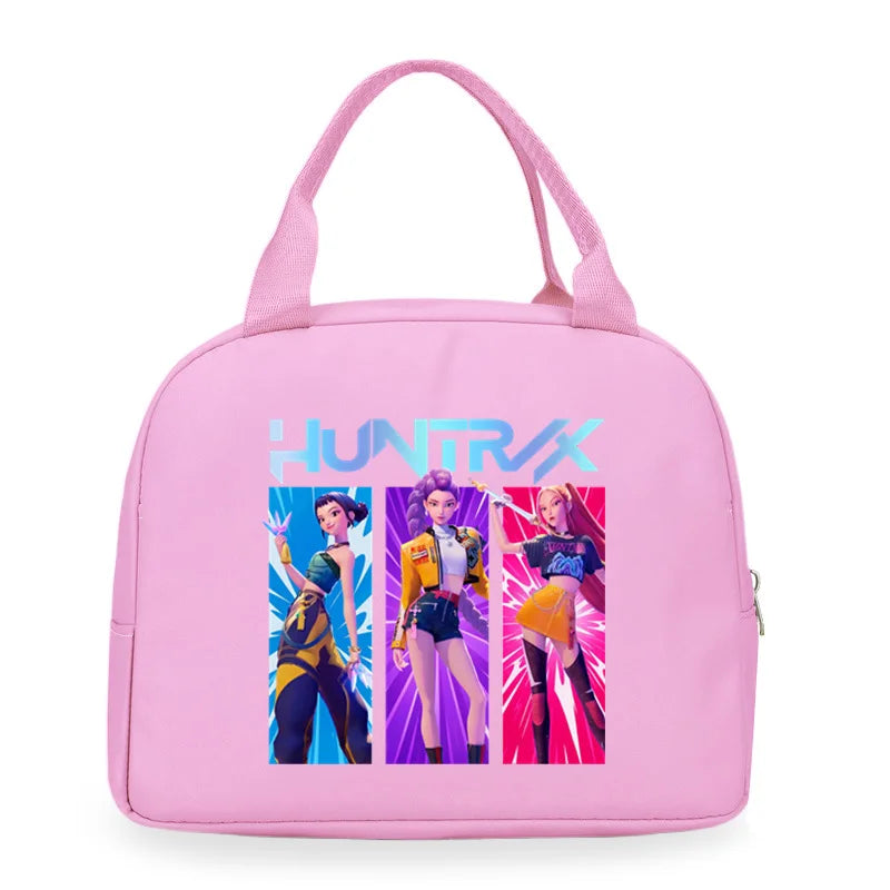 Kpop Demon Hunters Cartoon Lunch Bag