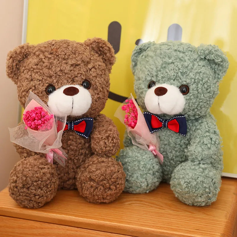 Valentine's Bowtie Bouquet Teddy Bear