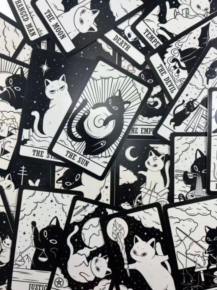 Kitty Cat Beginners Tarot Card Deck - Tarot Cards from Dear Cece - Just £12.99! Shop now at Dear Cece