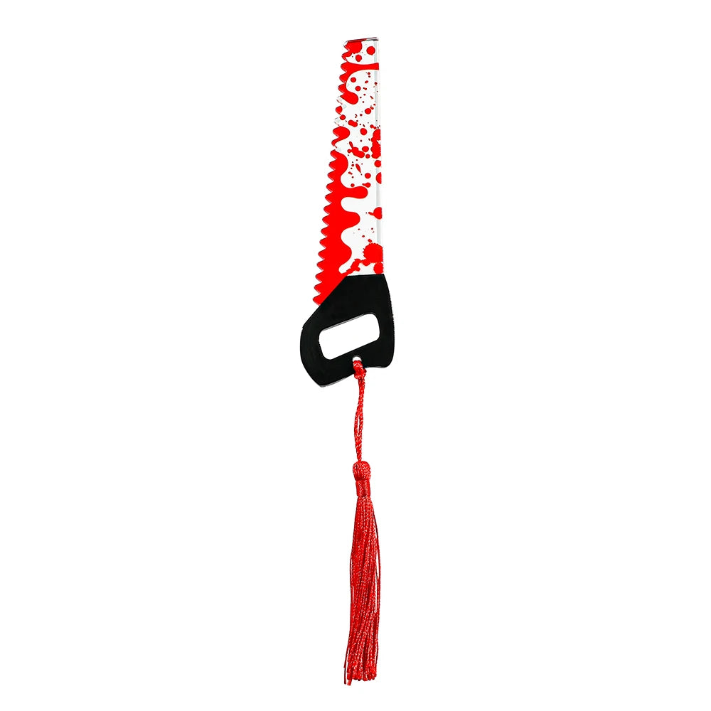 Creepy Paper Serial Killer Knife Bookmark