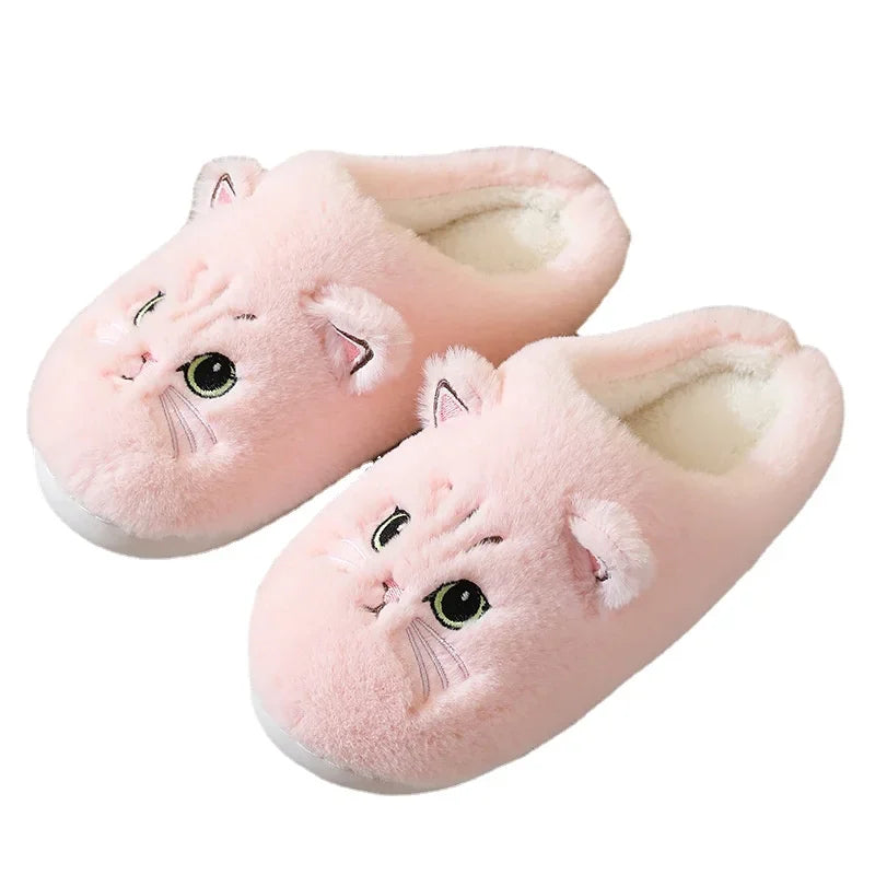 Cute Cartoon Cat Face Slippers - slippers from Dear Cece - Just £15.99! Shop now at Dear Cece