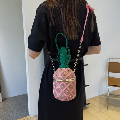 Pineapple Design Cross Body Shoulder Bag - Bags from Dear Cece - Just £39.99! Shop now at Dear Cece