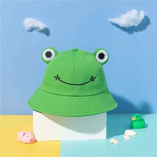 Cute Frog Baby Sun Hat - Baby Hat from Dear Cece - Just £6.99! Shop now at Dear Cece