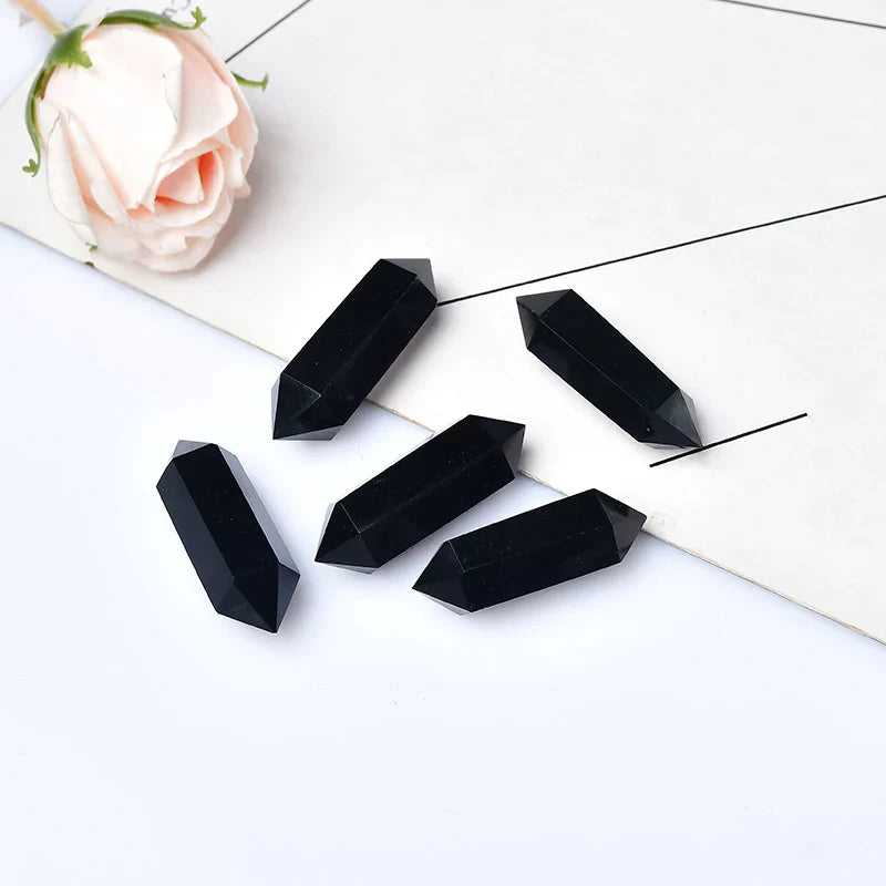 Natural Volcanic Obsidian Healing Crystal Wand - Crystal Healing from Dear Cece - Just £8.99! Shop now at Dear Cece