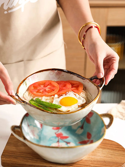 Traditional Japanese Ceramic Noodle Bowl - Bowls from Dear Cece - Just £34.99! Shop now at Dear Cece