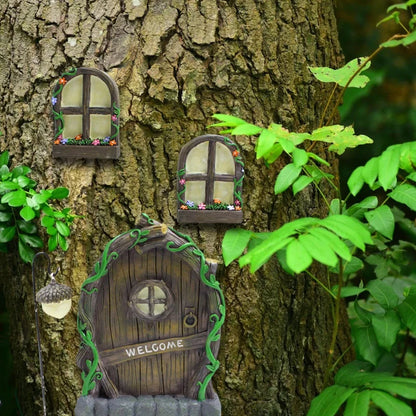 Miniature Garden Fairy Door Set - Outdoor Decorations from Dear Cece - Just £19.99! Shop now at Dear Cece