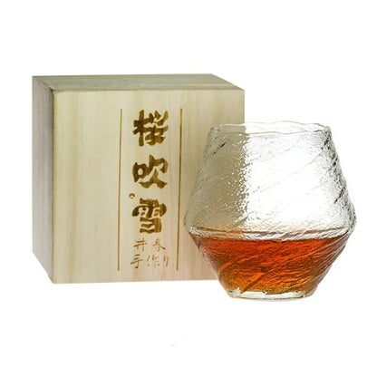 Japanese Handmade Hammered Whiskey Glass Tumbler with Presentation Box - Barware from Dear Cece - Just £29.99! Shop now at Dear Cece