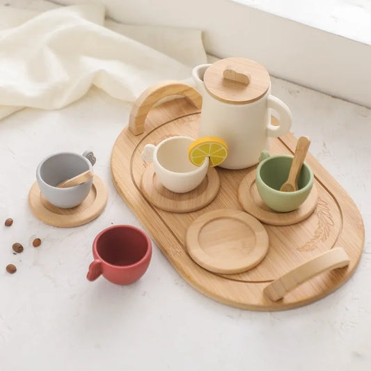 Wooden Montessori Afternoon Tea Set