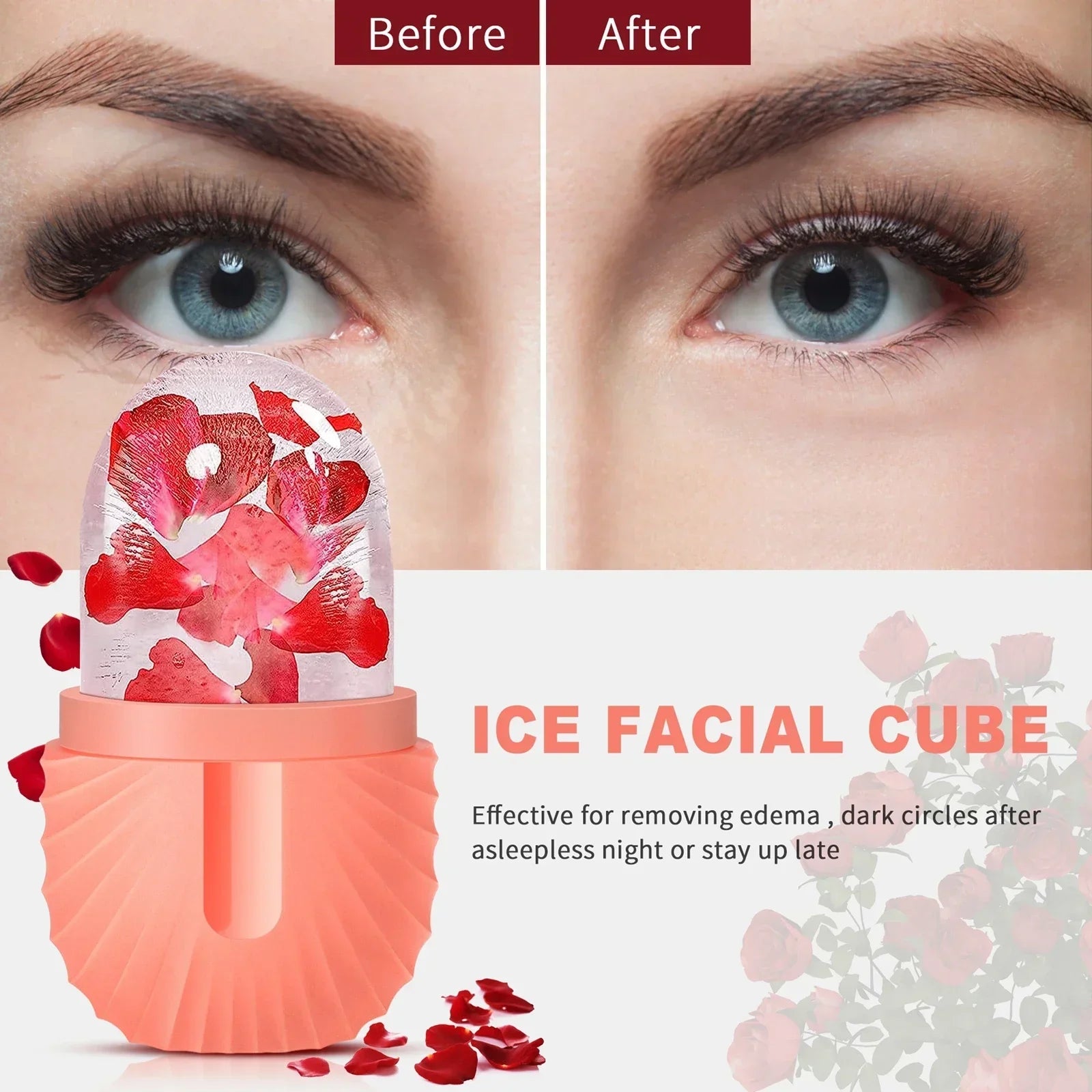Silicone Ice Ball Face Massager Facial Treatment - Beauty from Dear Cece - Just £9.99! Shop now at Dear Cece