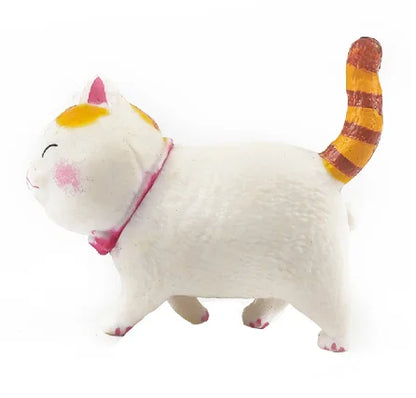 ginger striped tail cat